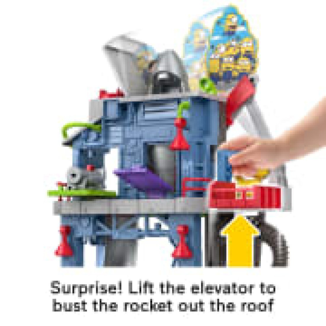 Imaginext Minions The Rise of Gru Gru's Gadget Lair Playset 36x40cm - Image 3
