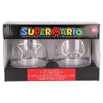 Stor Super Mario Σετ Ποτήρια Νερού από Γυαλί 510ml 2τμχ