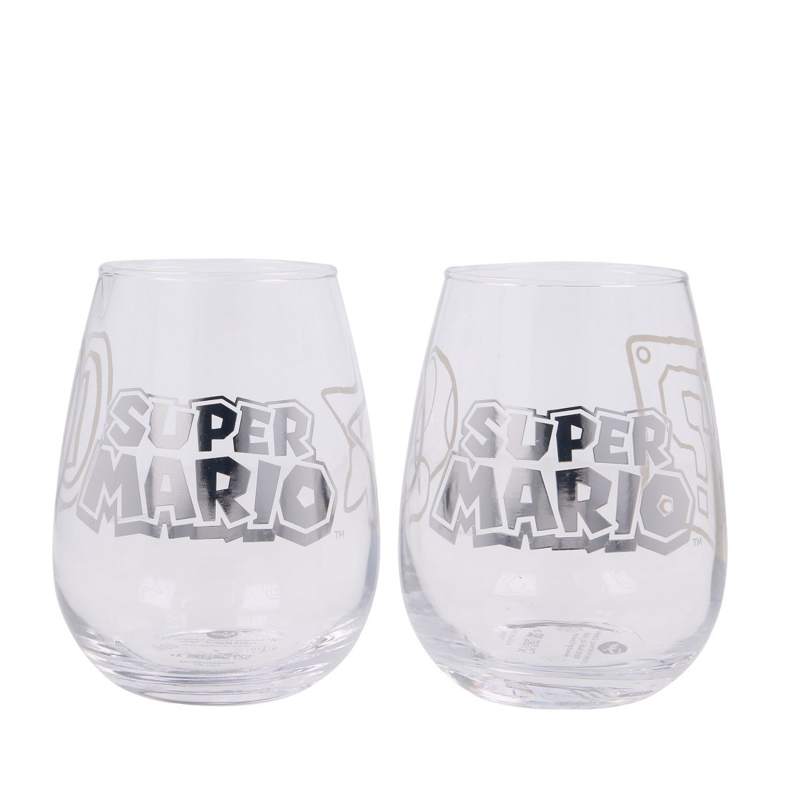 Stor Super Mario Σετ Ποτήρια Νερού από Γυαλί 510ml 2τμχ - Image 2