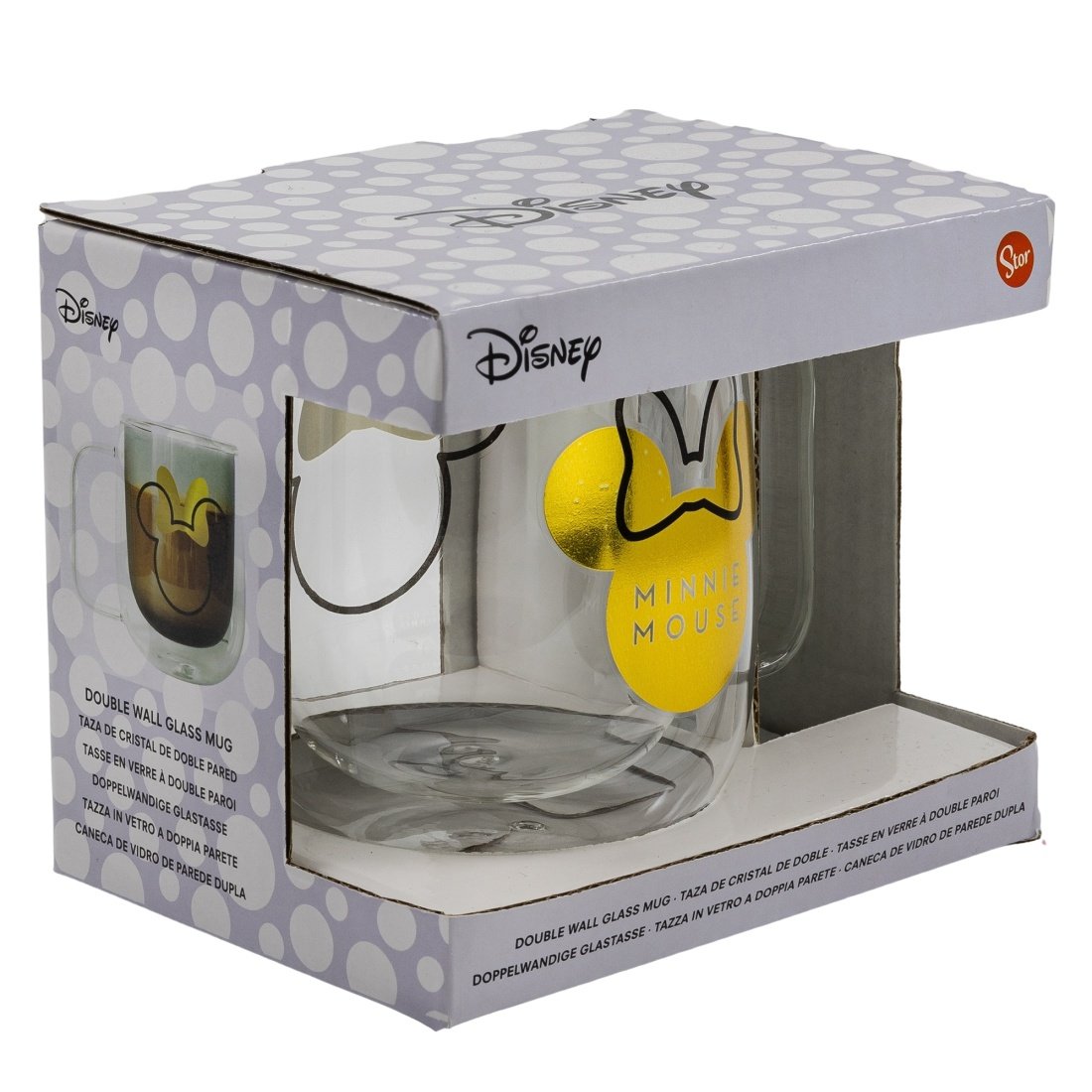 Stor Minnie Mouse Γυάλινη Κούπα με Διπλό Τοίχωμα 290ml - Image 4