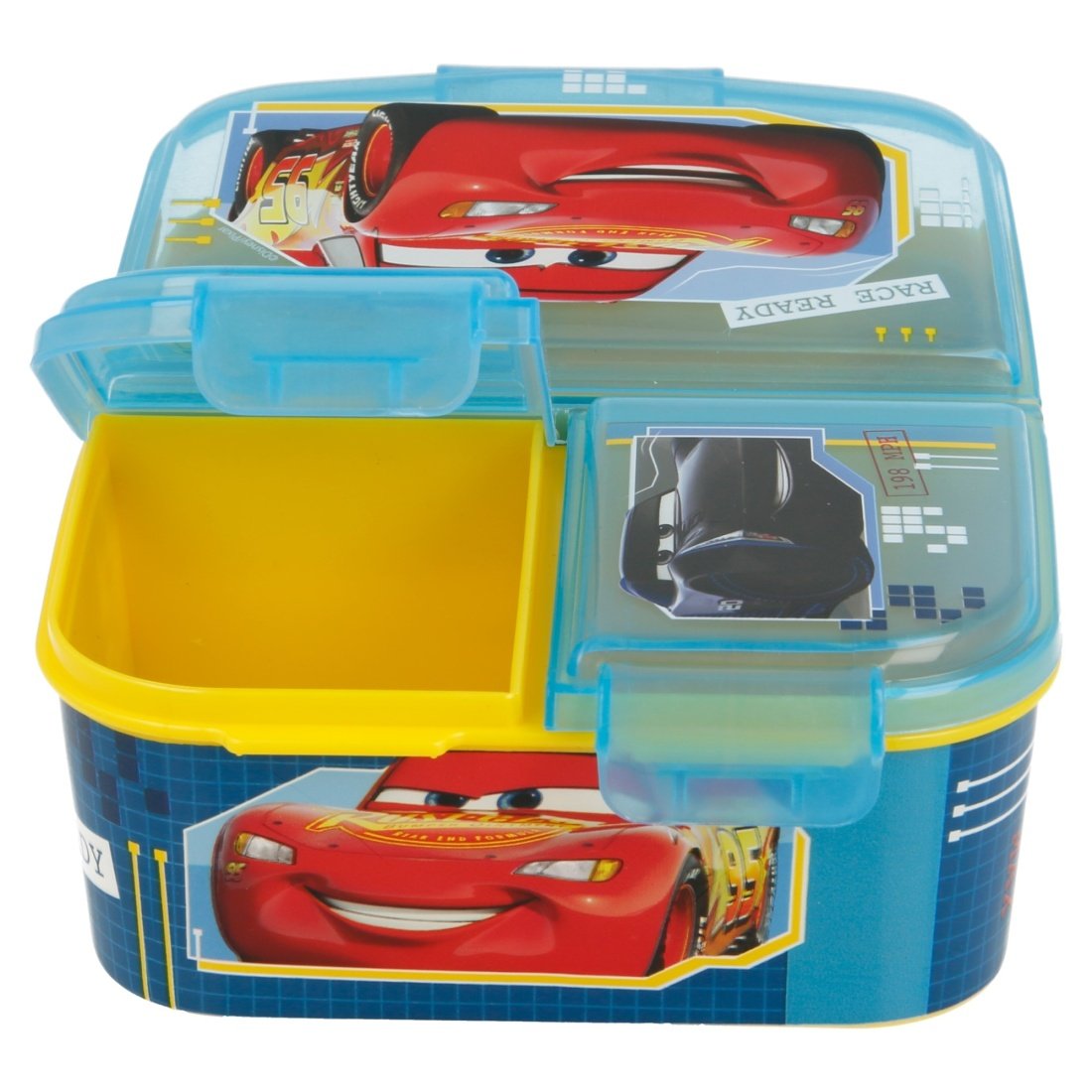 Stor Cars McQueen Αυτοκίνητα Πλαστικό Παιδικό Δοχείο Φαγητού Μ19.5 x Π16.5 x Υ6.7εκ - Image 2