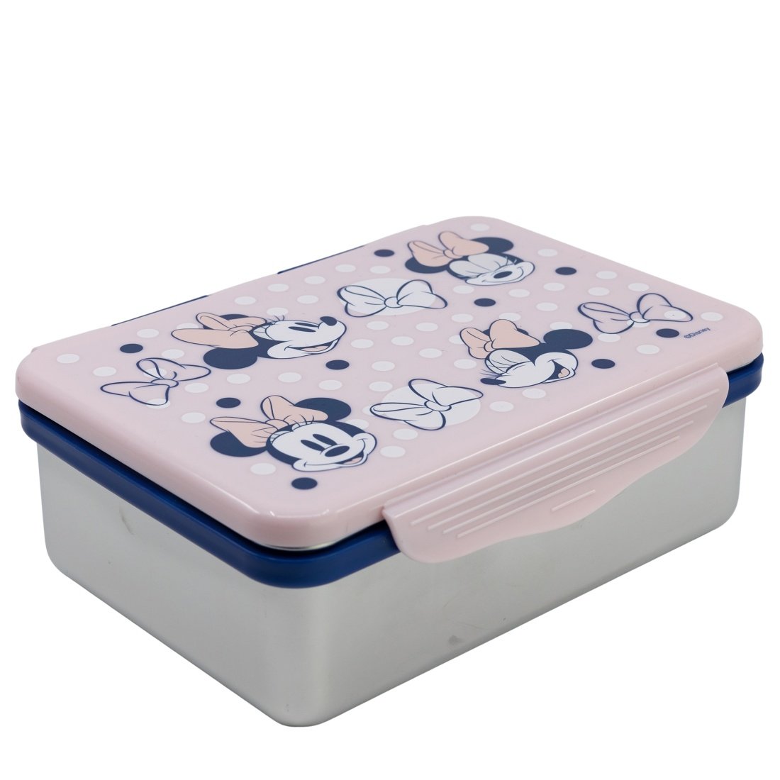 Stor Minnie Mouse Awesome Faces Ανοξείδωτο Παιδικό Δοχείο Φαγητού Ροζ - Image 3