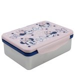 Stor Minnie Mouse Awesome Faces Ανοξείδωτο Παιδικό Δοχείο Φαγητού Ροζ - Image 3