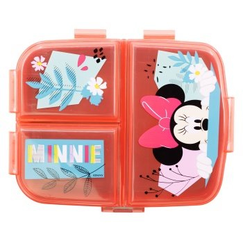 Stor Minnie Mouse Πλαστικό Παιδικό Δοχείο Φαγητού Μ18.1 x Π14.8 x Υ6.7cm