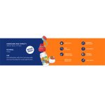 Quokka Πλαστικό Παγούρι Ice Kids Cactus σε Κίτρινο χρώμα 430ml - Image 3