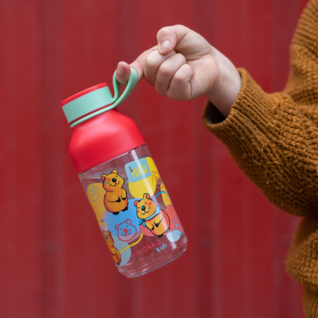Quokka Πλαστικό Παγούρι Ice Kids Happy Quokka Πολύχρωμο 430ml - Image 3