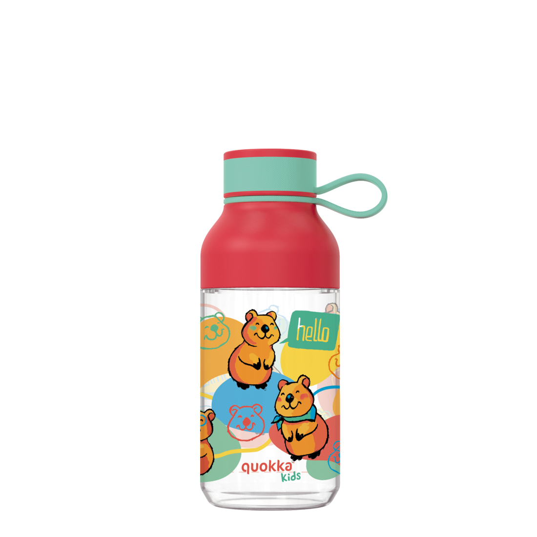 Quokka Πλαστικό Παγούρι Ice Kids Happy Quokka Πολύχρωμο 430ml - Image 2