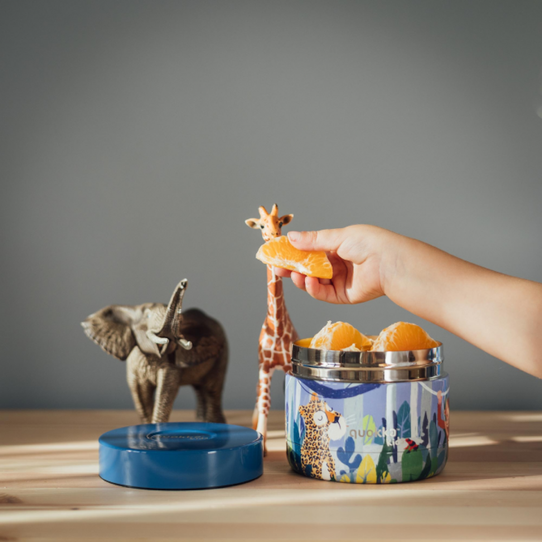 Quokka Δοχείο Φαγητού Θερμός Stainless Steel Whim Jungle 360ml - Image 2