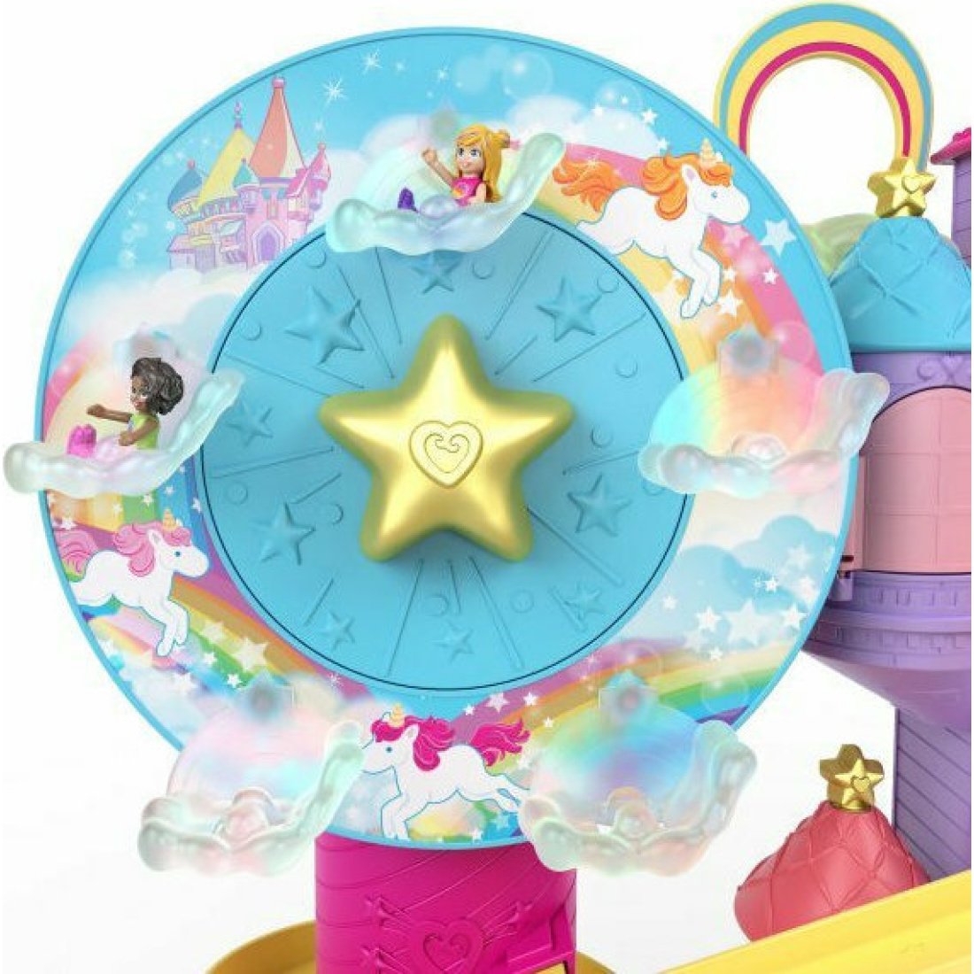Mattel Παιχνίδι Μινιατούρα Polly Pocket Λούνα Παρκ Ουράνιο Τόξο για 4+ Ετών 40εκ. - Image 6