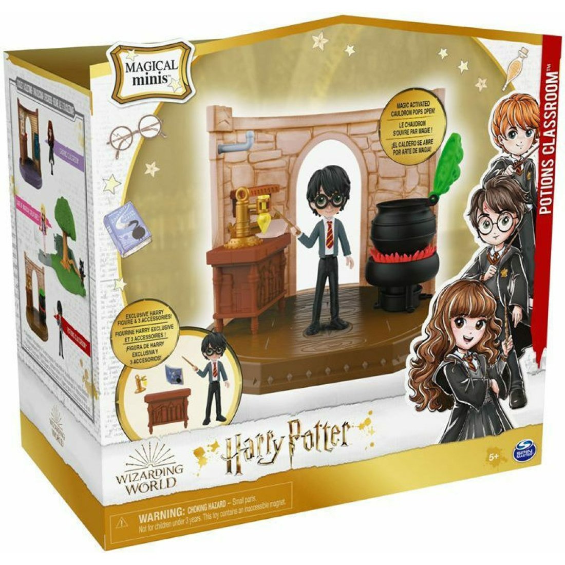 Spin Master Harry Potter Παιχνίδι Μινιατούρα Σετ Wizarding World Magical Minis Potions Classroom για 5+ Ετών - Image 4