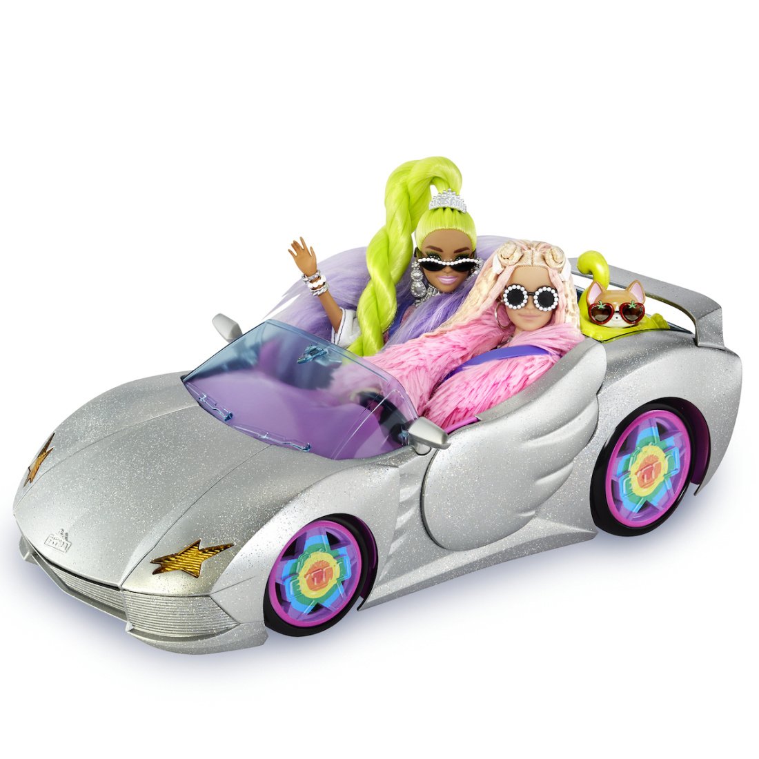 Mattel Barbie Extra Car Αυτοκίνητο Με Κατοικίδιο & Αξεσουάρ (HDJ47) - Image 2