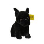 Sambro Λούτρινο Σκυλάκι Γαλλικό Μπουλντόγκ 30 εκ. Μαύρο