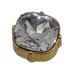 Μεταλλικό Αξεσουάρ για Διακόσμηση Παπουτσιών Crocs σχέδιο Gem White 1