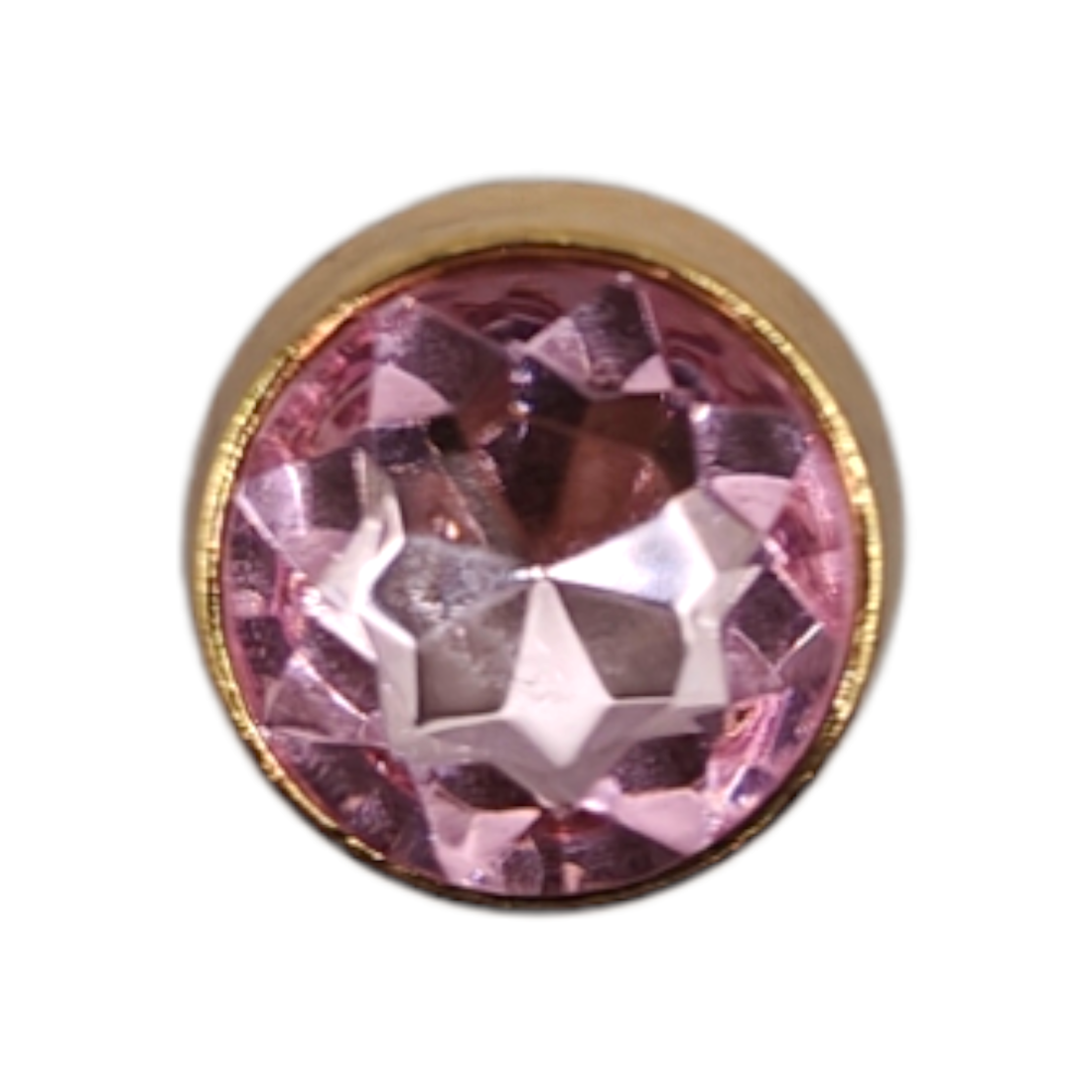 Μεταλλικό Αξεσουάρ για Διακόσμηση Παπουτσιών Crocs σχέδιο Circle Gem Pink - Image 4