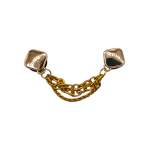 Μεταλλικό Αξεσουάρ για Διακόσμηση Παπουτσιών Crocs σχέδιο Gold Metal Chain