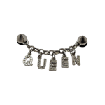 Μεταλλικό Αξεσουάρ για Διακόσμηση Παπουτσιών Crocs σχέδιο Queen Chain Silver with Strass