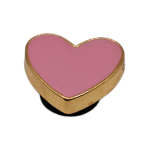 Μεταλλικό Αξεσουάρ για Διακόσμηση Παπουτσιών Crocs σχέδιο Pink Heart - Image 3