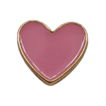 Μεταλλικό Αξεσουάρ για Διακόσμηση Παπουτσιών Crocs σχέδιο Pink Heart