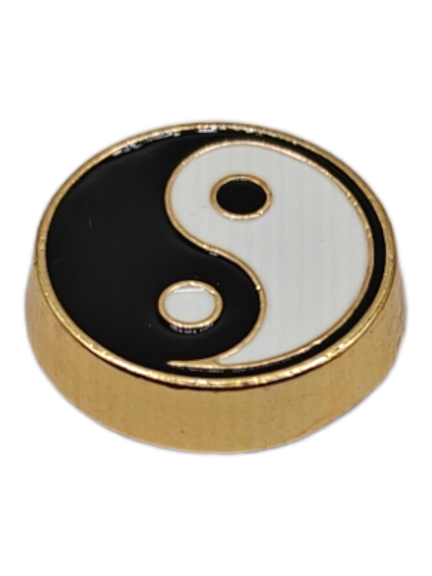 IMG20231115213132 Μεταλλικό Αξεσουάρ για Διακόσμηση Παπουτσιών Crocs σχέδιο Ying Yang Symbol Ασπρόμαυρο - Image 1