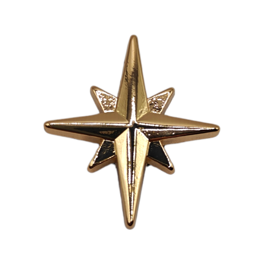 Μεταλλικό Αξεσουάρ για Διακόσμηση Παπουτσιών Crocs σχέδιο Gold Star of Bethlehem Christmas - Image 3