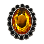 Μεταλλικό Αξεσουάρ για Διακόσμηση Παπουτσιών Crocs σχέδιο Rhinestone Honey - Image 2