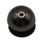 Μεταλλικό Αξεσουάρ για Διακόσμηση Παπουτσιών Crocs σχέδιο Σφαίρα Μικρή Ανθρακί