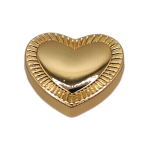 Μεταλλικό Αξεσουάρ για Διακόσμηση Παπουτσιών Crocs σχέδιο Gold Heart - Image 2