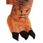 Αποκριάτικη Unisex Στολή Φουσκωτός Δεινόσαυρος T-REX Καφέ - Image 8