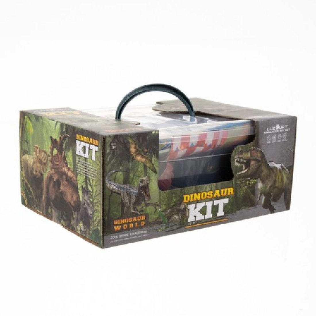 Σετ παιχνιδιών Δεινόσαυροι 24τμχ με Χαλάκι Πάρκο Δεινοσαύρων σε Κουτί - Image 3