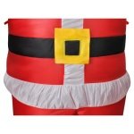 Διακοσμητικός Φουσκωτός Φωτιζόμενος Χριστουγεννιάτικος Γίγας Άγιος Βασίλης, Ύψους 180cm, κατάλληλος για εσωτερική και εξωτερική διακόσμηση - Image 4