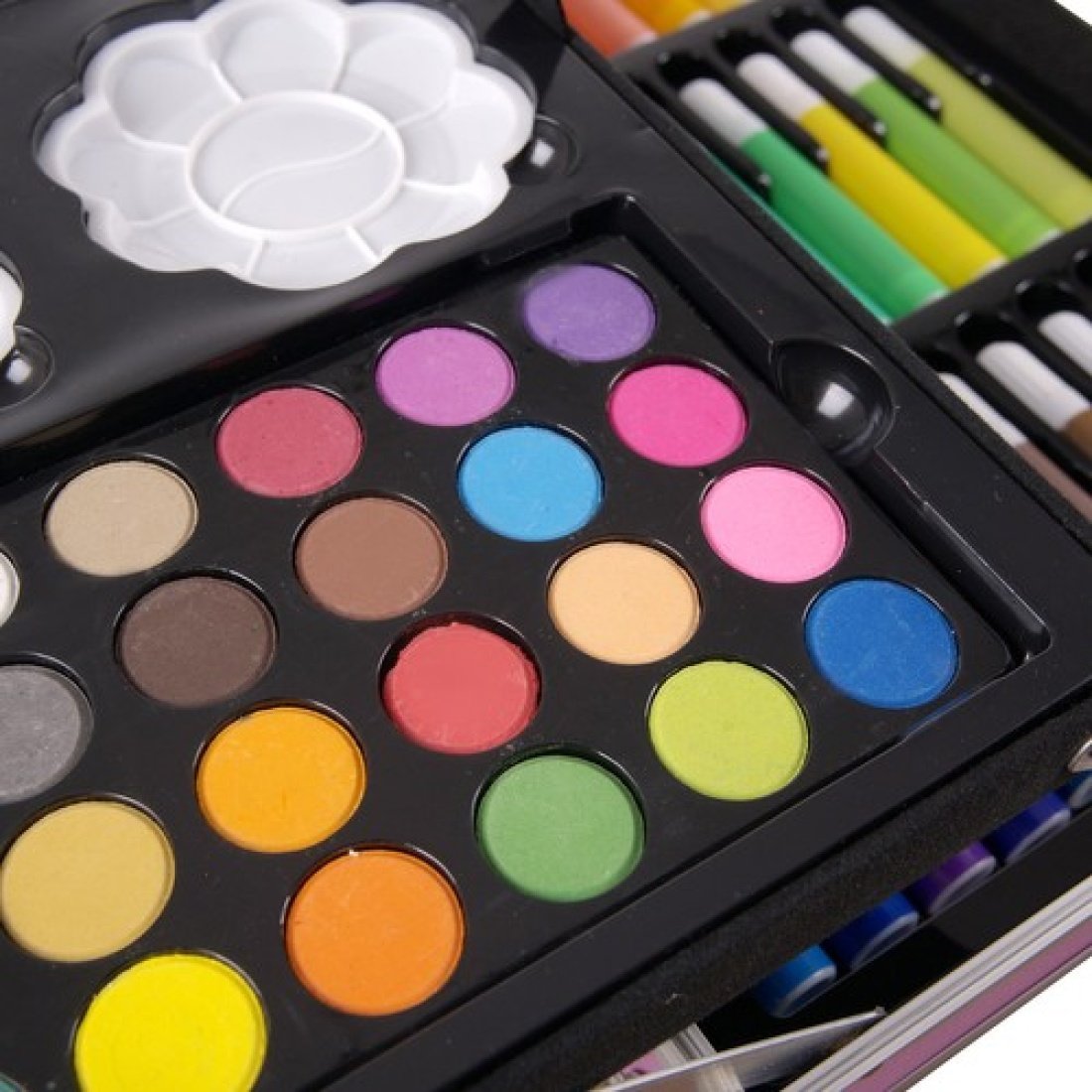 Σετ Ζωγραφικής 145 Τεμαχίων σε Ροζ Βαλιτσάκι με Μονόκερο - Image 9