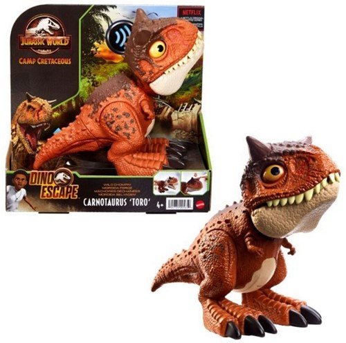 jurassic-world-dino-escape-carnotaurus-toro-met-geluid-21-5x23cm Jurassic World Δεινόσαυρος Carnotaurus 'Toro' για 4+ Ετών - Image 1