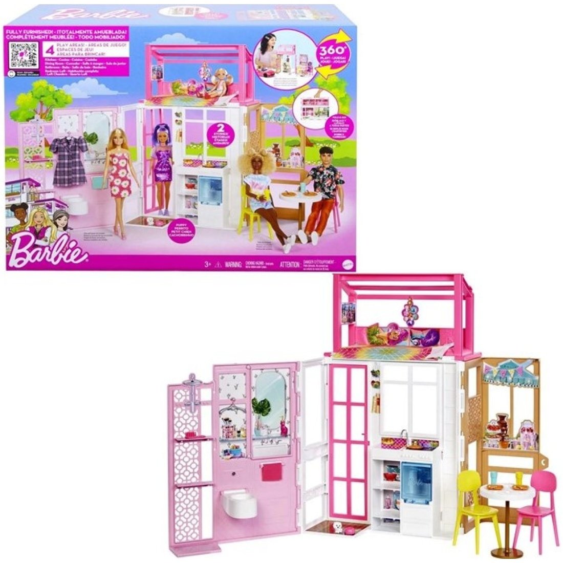 Barbie Σπιτάκι - Βαλιτσάκι Barbie HCD47 - Image 5
