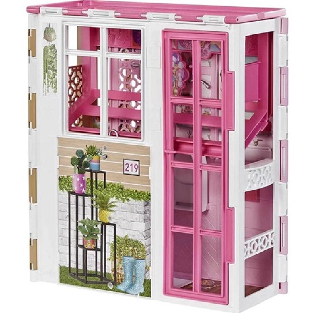 Barbie Σπιτάκι - Βαλιτσάκι Barbie HCD47 - Image 3