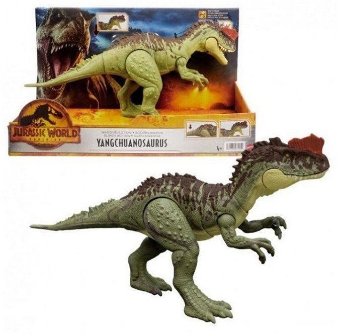 mattel-jurassic-world-massive-action-yangchuanosaurus-21x37cm Mattel Jurassic World Δεινόσαυρος Massive Action Yangchuanosaurus για 4+ Ετών HDX49 - Image 1
