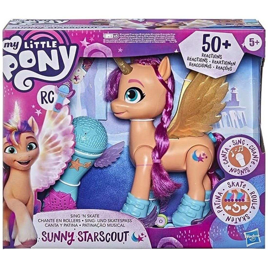 Hasbro Παιχνίδι Μινιατούρα My Little Pony Sing 'N Skate - Sunny 22εκ. - Image 2