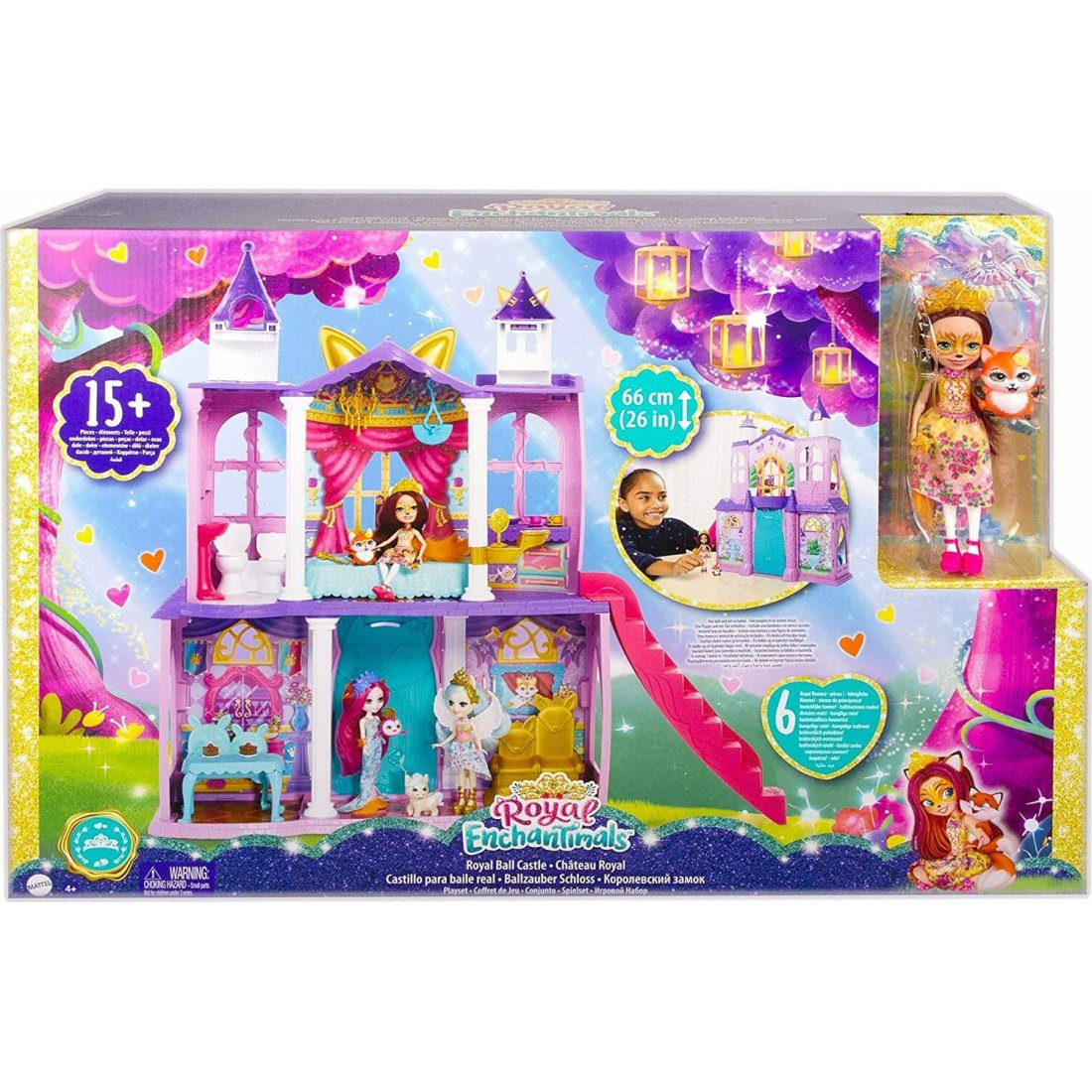 Mattel Παιχνίδι Μινιατούρα Enchantimals Πριγκιπικό Κάστρο για 4+ Ετών - Image 8