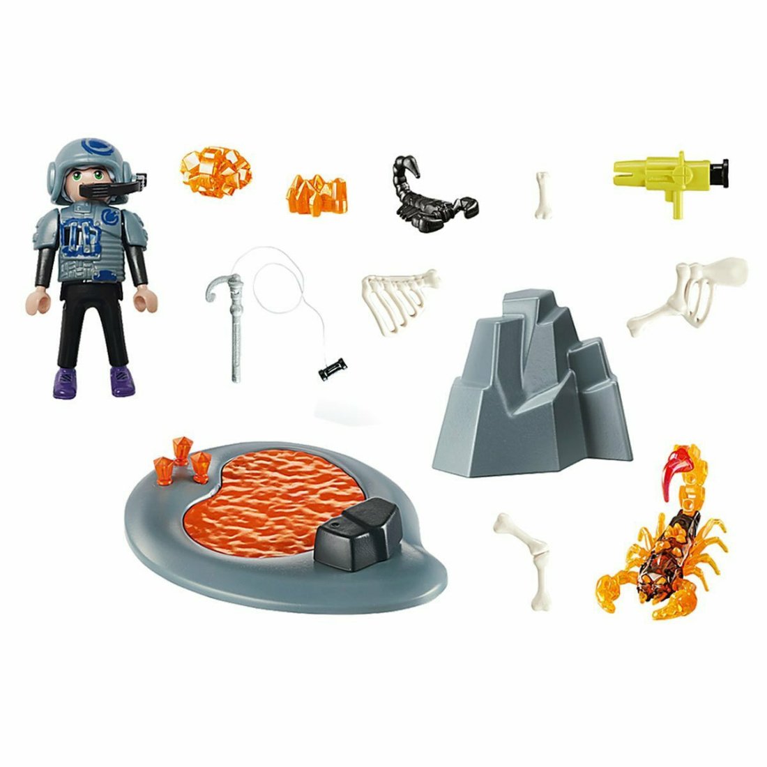 Playmobil Dino Rise Πολεμώντας τον Σκορπιό της Φωτιάς για 5-10 ετών - Image 3