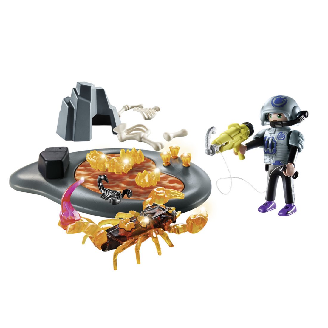 Playmobil Dino Rise Πολεμώντας τον Σκορπιό της Φωτιάς για 5-10 ετών - Image 4