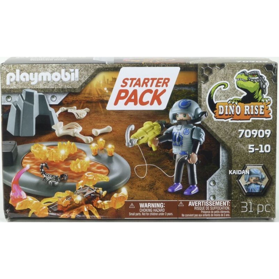 Playmobil Dino Rise Πολεμώντας τον Σκορπιό της Φωτιάς για 5-10 ετών - Image 5