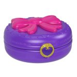 Mattel Polly Pocket Mini – Ο Κόσμος Της Polly Με Χτένα και Κλιπ για τα Μαλλιά Birthday Compact Playset Μωβ - Image 5