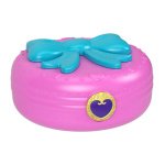 Mattel Polly Pocket Mini – Ο Κόσμος Της Polly Με Χτένα και Κλιπ για τα Μαλλιά Birthday Compact Playset Ροζ) - Image 4