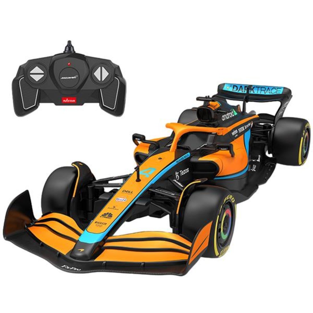 RASTAR Τηλεκατευθυνόμενο Αυτοκίνητο McLaren F1 1:18 Racer Πορτοκαλί - Image 2
