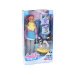 Anlily Doll Κούκλα με Σκύλο Husky Έλκηθρο Χειμερινή Ένδυση - Image 2