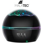 Malatec Παιδικό Φωτιστικό Projector με Προβολή Αστεριών Μαύρο - Image 2