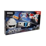 Σετ διαστημικό σπαθί, μάσκα όπλο ζώνη και Χειροπέδες με φως και ήχο, ηλικία 3+ Άσπρο - Image 5