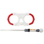 Σετ διαστημικό σπαθί, μάσκα όπλο ζώνη και Χειροπέδες με φως και ήχο, ηλικία 3+ Άσπρο - Image 4