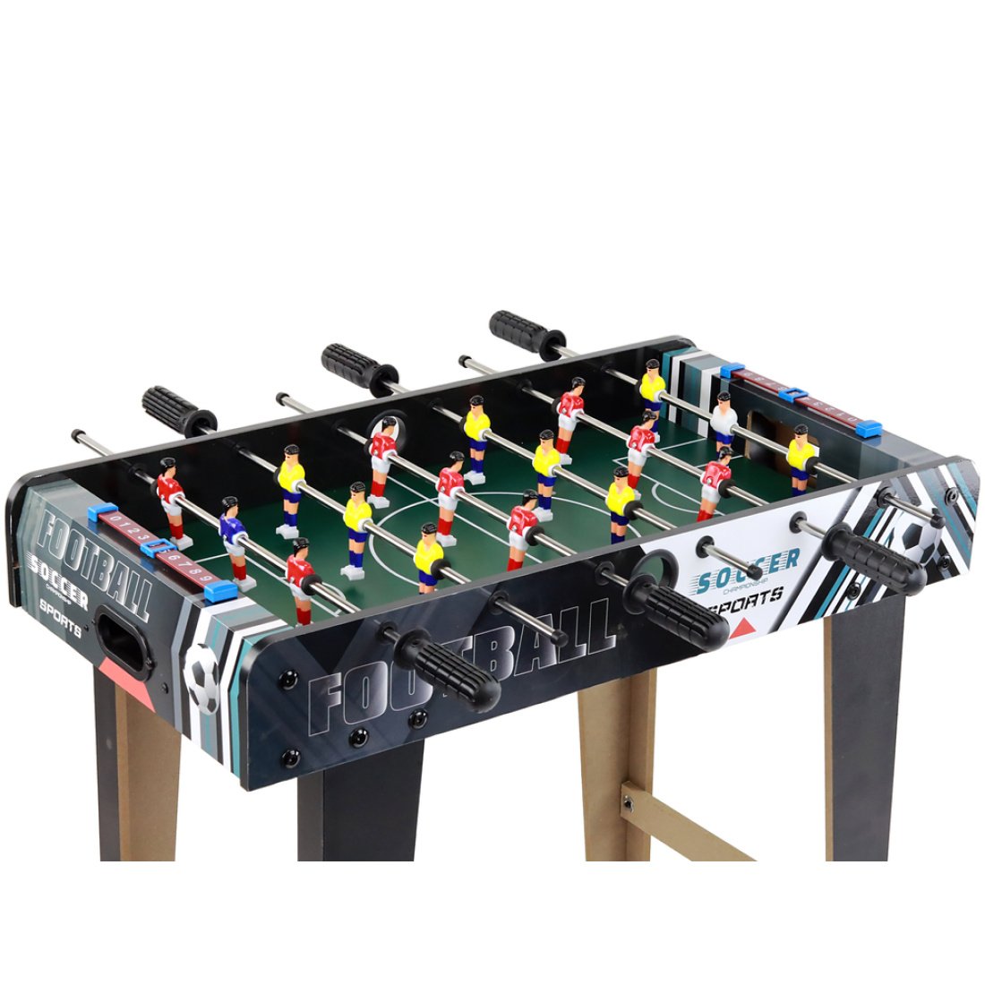 Επιδαπέδιο Ποδοσφαιράκι Ξύλινο Πολύχρωμο Μ69 x Π37 - Image 5