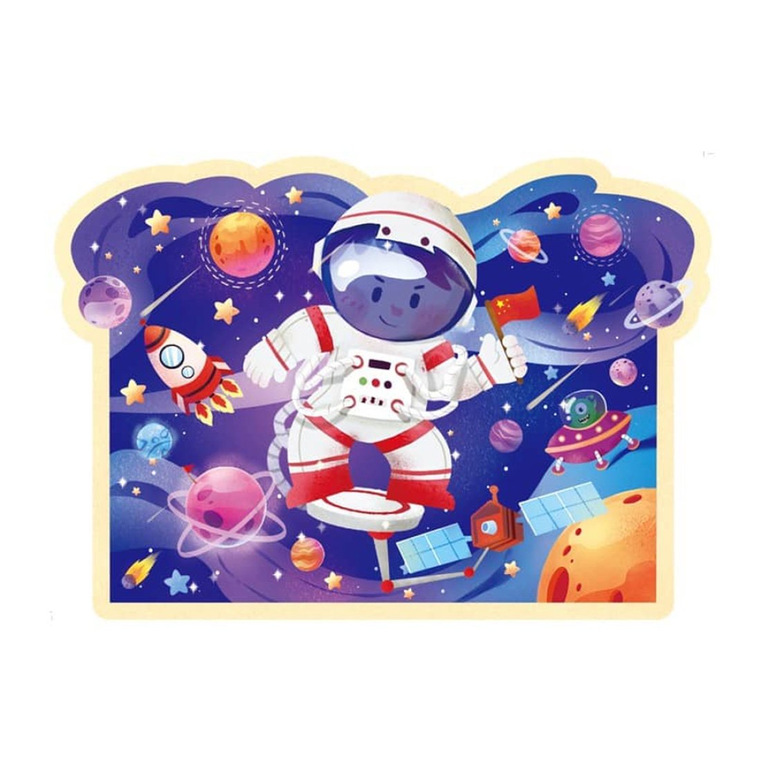 Παιδικό Puzzle Cosmos Αστροναύτης 28pcs για 3+ Ετών - Image 2