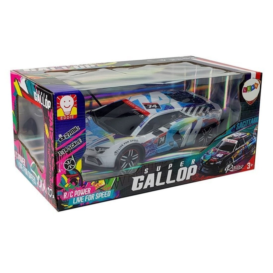 Τηλεκατευθυνόμενο Αυτοκίνητο 1:14 27Mhz Πολύχρωμο - Image 3